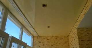 Натяжной потолок на балкон Старый Оскол, цена 6293 руб.